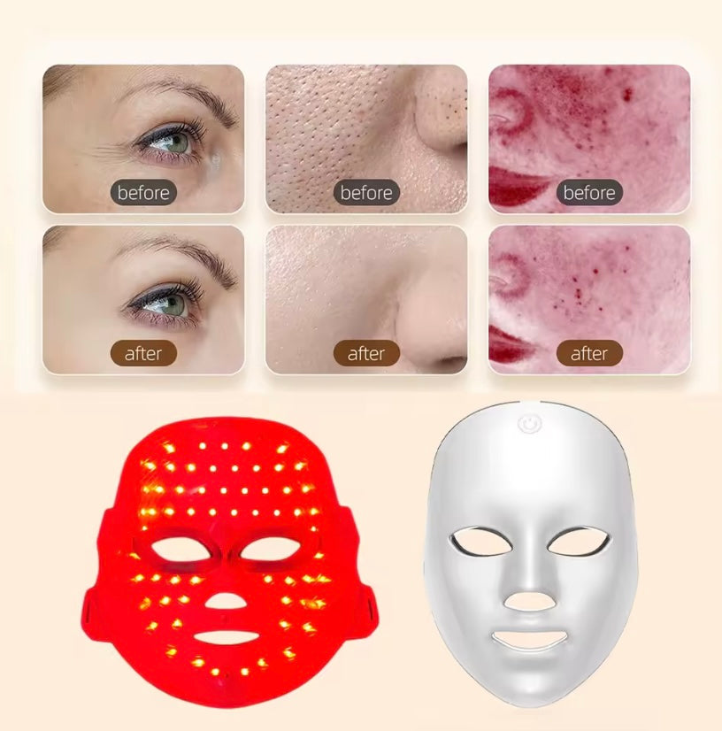 Led light mask therapy