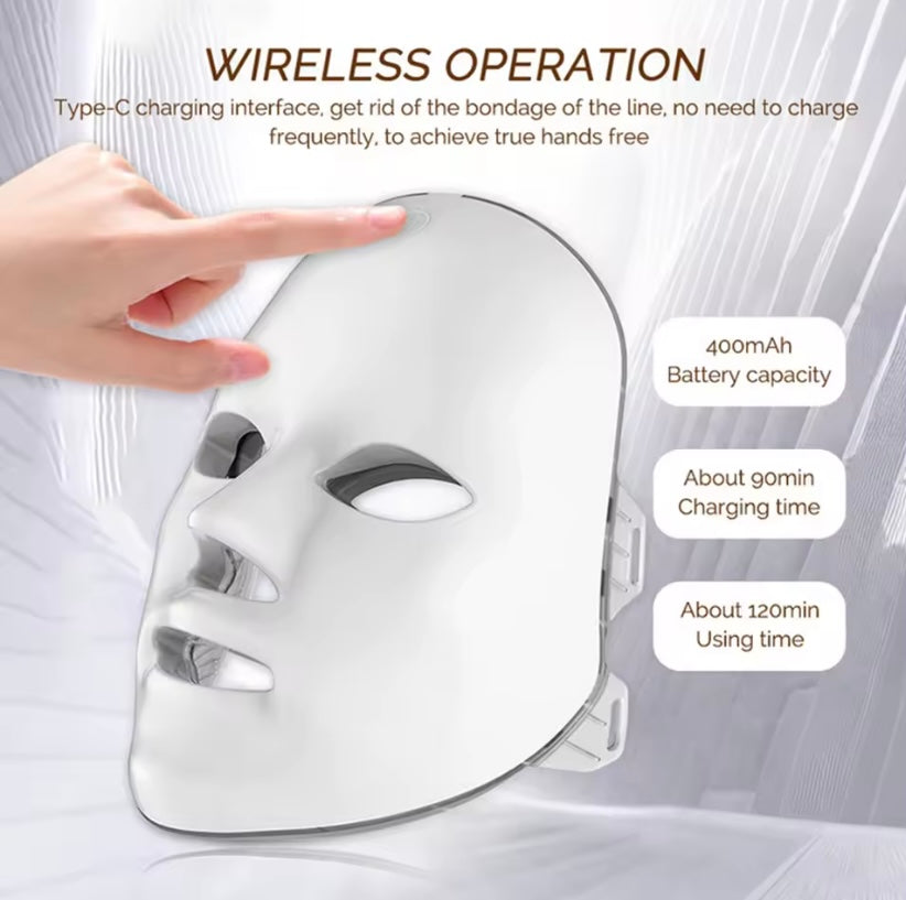 Led light mask therapy